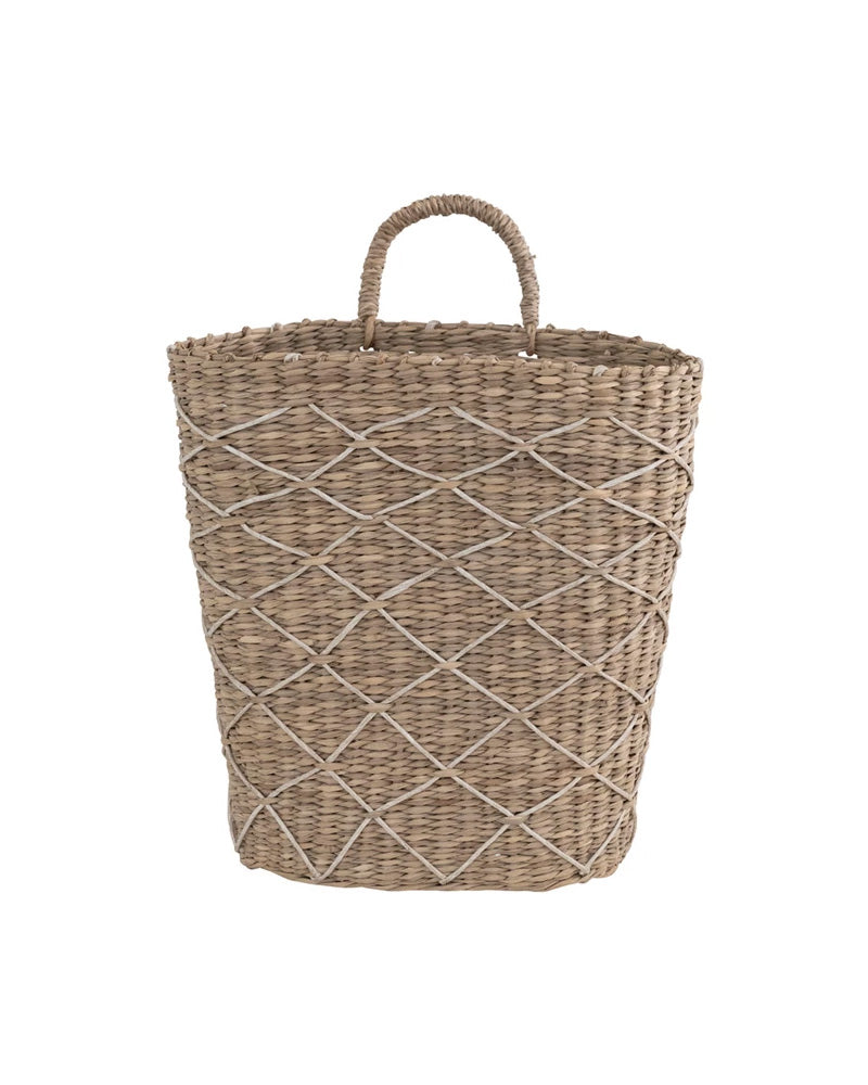 Seagrass Criss Cross Hanging Basket